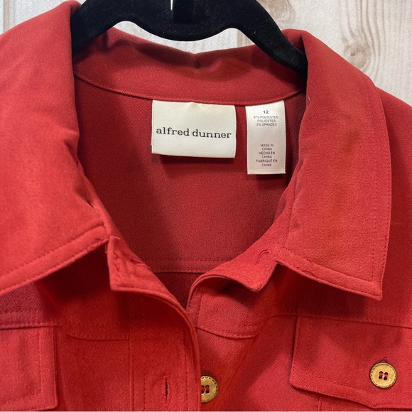 Alfred Dunner Button Down “Jacket” Long Sleeve - Picture 3 of 5